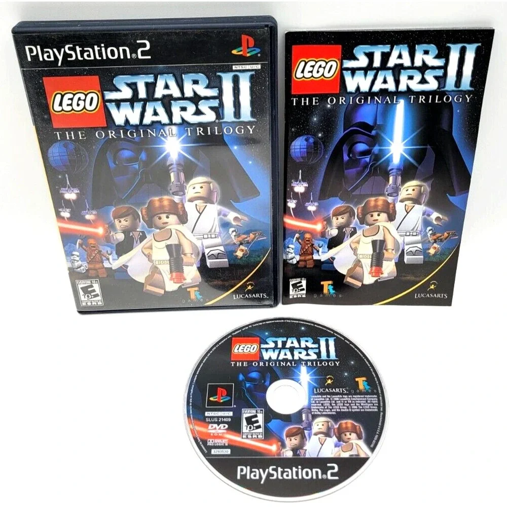 LEGO STAR WARS II THE ORIGINAL‎ TRILOGY CIB PS2 COMPLETE IN BOX PLAYSTATION 2